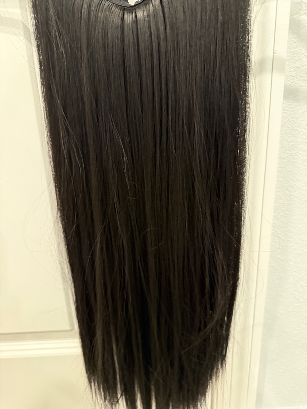 Brand New 20" Human hair Extensions (2 sets - Black
& Jet Black)